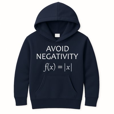 Avoid Negativity Math Joke Kids Hoodie