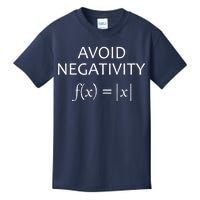 Avoid Negativity Math Joke Kids T-Shirt