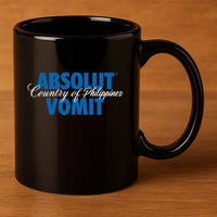 Absolute Vomit Parody Country Of Philippines 11oz C Handle Ceramic Mug
