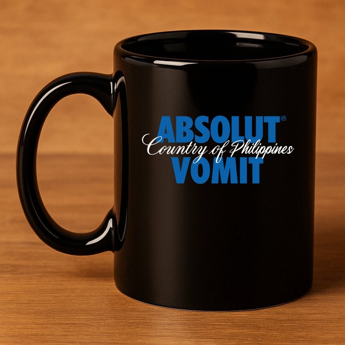 Absolute Vomit Parody Country Of Philippines 11oz C Handle Ceramic Mug