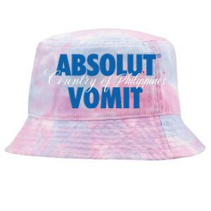 Absolute Vomit Parody Country Of Philippines Tie-Dyed Bucket Hat