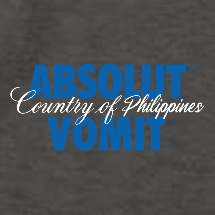 Absolute Vomit Parody Country Of Philippines Vector Backpack