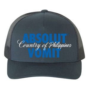 Absolute Vomit Parody Country Of Philippines Yupoong Adult 5-Panel Trucker Hat