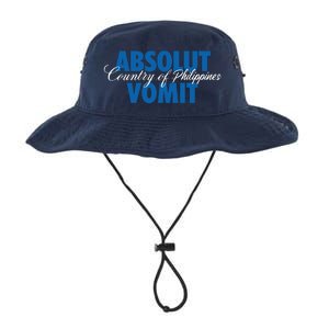 Absolute Vomit Parody Country Of Philippines Legacy Cool Fit Booney Bucket Hat