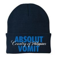 Absolute Vomit Parody Country Of Philippines Knit Cap Winter Beanie