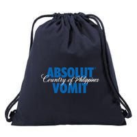 Absolute Vomit Parody Country Of Philippines Drawstring Bag