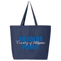 Absolute Vomit Parody Country Of Philippines 25L Jumbo Tote