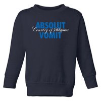 Absolute Vomit Parody Country Of Philippines Toddler Sweatshirt