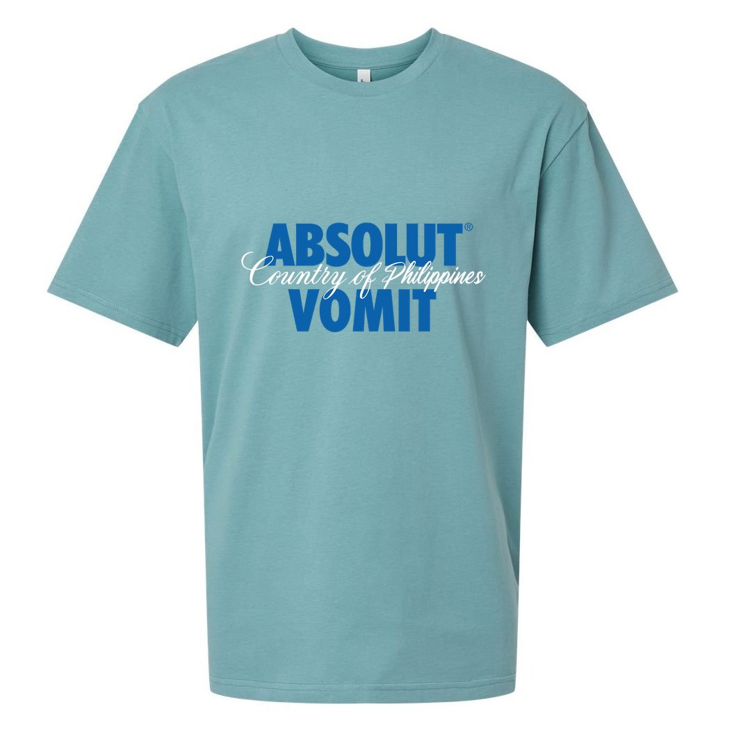Absolute Vomit Parody Country Of Philippines Sueded Cloud Jersey T-Shirt