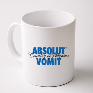 Absolute Vomit Parody Country Of Philippines Coffee Mug