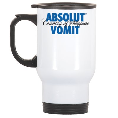 Absolute Vomit Parody Country Of Philippines Stainless Steel Travel Mug