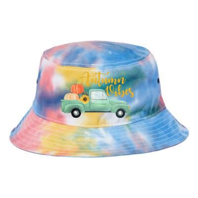 Autumn Vibes Pumpkin Truck Tie Dye Newport Bucket Hat