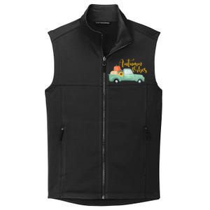 Autumn Vibes Pumpkin Truck Collective Smooth Fleece Vest