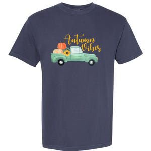 Autumn Vibes Pumpkin Truck Garment-Dyed Heavyweight T-Shirt