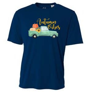 Autumn Vibes Pumpkin Truck Cooling Performance Crew T-Shirt