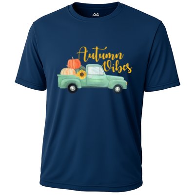 Autumn Vibes Pumpkin Truck Performance Shirt