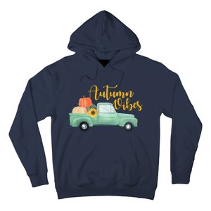 Autumn Vibes Pumpkin Truck Hoodie