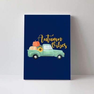 Autumn Vibes Pumpkin Truck Canvas