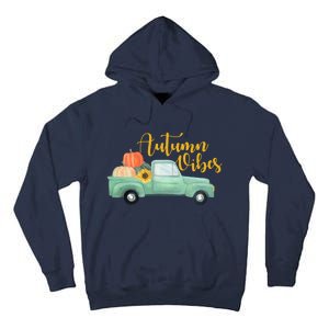 Autumn Vibes Pumpkin Truck Tall Hoodie