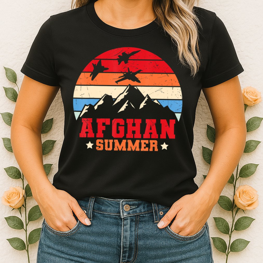 Afghanistan Veteran Proud Army US Military Womens T-Shirt