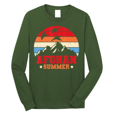 Afghanistan Veteran Proud Army US Military Long Sleeve Shirt