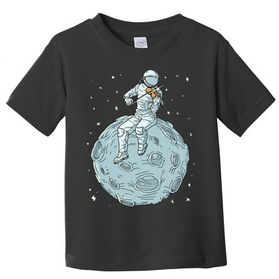 Astronaut Violin Player Violinist Viola Classical Music Toddler T-Shirt
