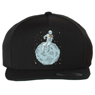 Astronaut Violin Player Violinist Viola Classical Music Wool Snapback Cap