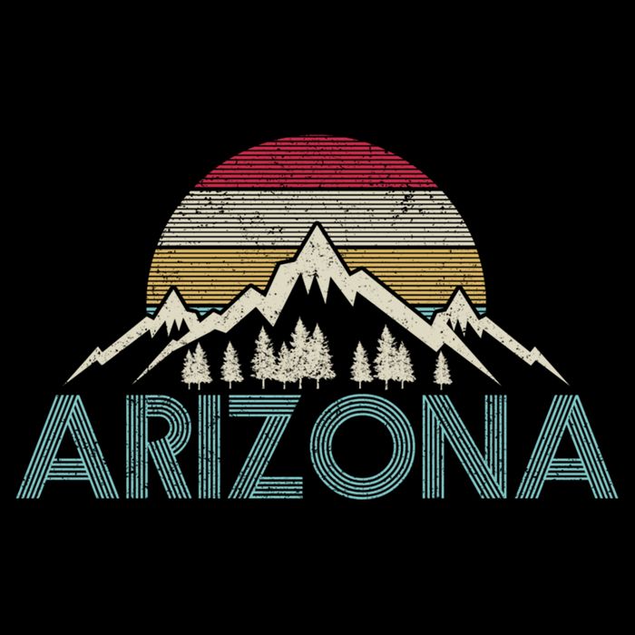 Arizona Vintage Retro Mountains Nature Hiking Souvenir Gift Mug