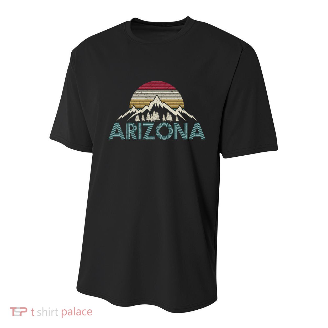 Arizona Vintage Retro Mountains Nature Hiking Souvenir Gift Youth Performance Sprint T-Shirt