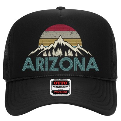 Arizona Vintage Retro Mountains Nature Hiking Souvenir Gift Trucker Hat