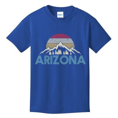 Arizona Vintage Retro Mountains Nature Hiking Souvenir Gift Kids T-Shirt