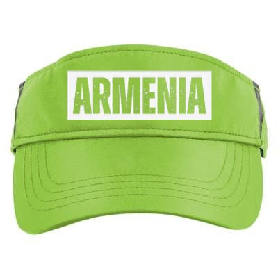 Armenia Vintage Retro Souvenirs Adult Drive Performance Visor