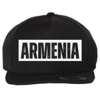 Armenia Vintage Retro Souvenirs Wool Snapback Cap