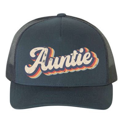 Auntie Vintage Rainbow Gift Yupoong Adult 5-Panel Trucker Hat