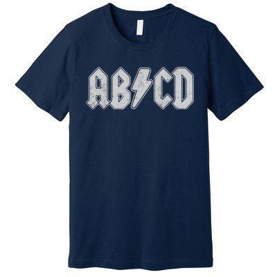 ABCD Vintage Retro Rock Teen Premium T-Shirt