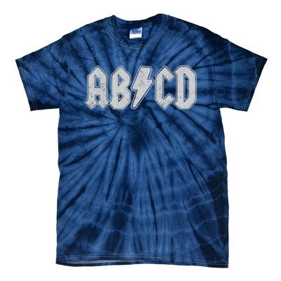 ABCD Vintage Retro Rock Teen Tie-Dye T-Shirt