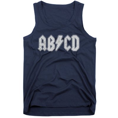 ABCD Vintage Retro Rock Teen Tank Top