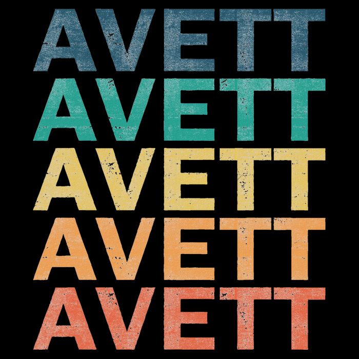 Avett Vintage Retro Avett Name 16 in Basic Backpack