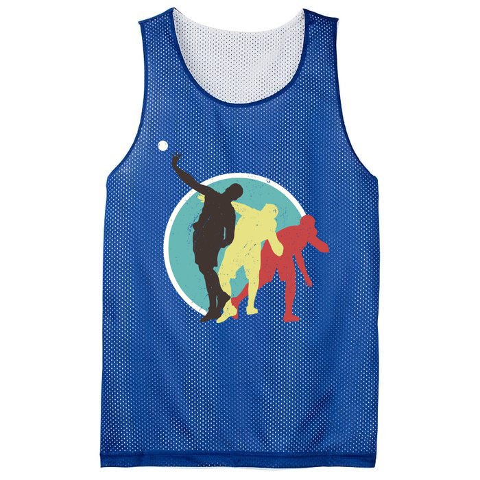 Athlete Vintage Retro Style Shot Put Gift Track Funny Gift Mesh Reversible Basketball Jersey Tank