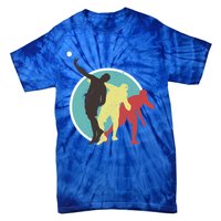 Athlete Vintage Retro Style Shot Put Gift Track Funny Gift Tie-Dye T-Shirt