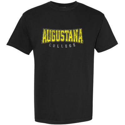 Augustana Vintage Retro College Athletic Sports Garment-Dyed Heavyweight T-Shirt