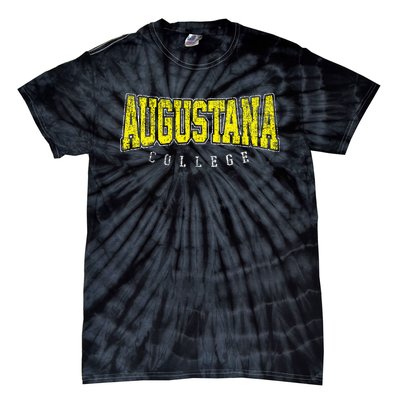 Augustana Vintage Retro College Athletic Sports Tie-Dye T-Shirt