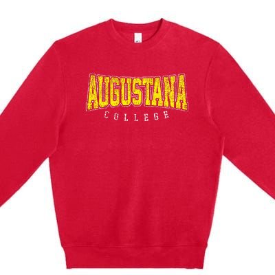 Augustana Vintage Retro College Athletic Sports Premium Crewneck Sweatshirt