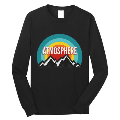 Atmosphere Vintage Retro Sunset Design Long Sleeve Shirt