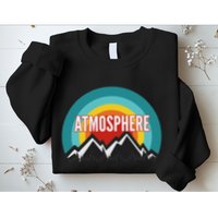Atmosphere Vintage Retro Sunset Design Sweatshirt