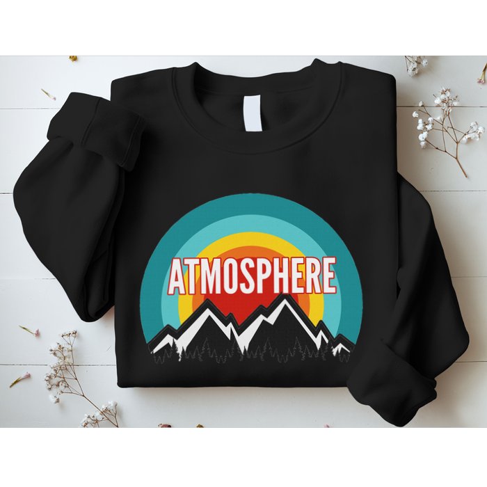 Atmosphere Vintage Retro Sunset Design Sweatshirt