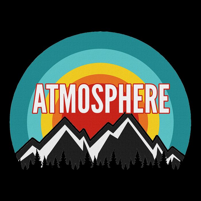 Atmosphere Vintage Retro Sunset Design Sweatshirt