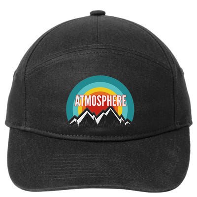 Atmosphere Vintage Retro Sunset Design 7-Panel Snapback Hat