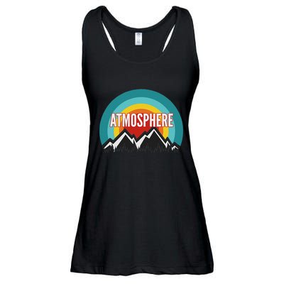 Atmosphere Vintage Retro Sunset Design Ladies Essential Flowy Tank