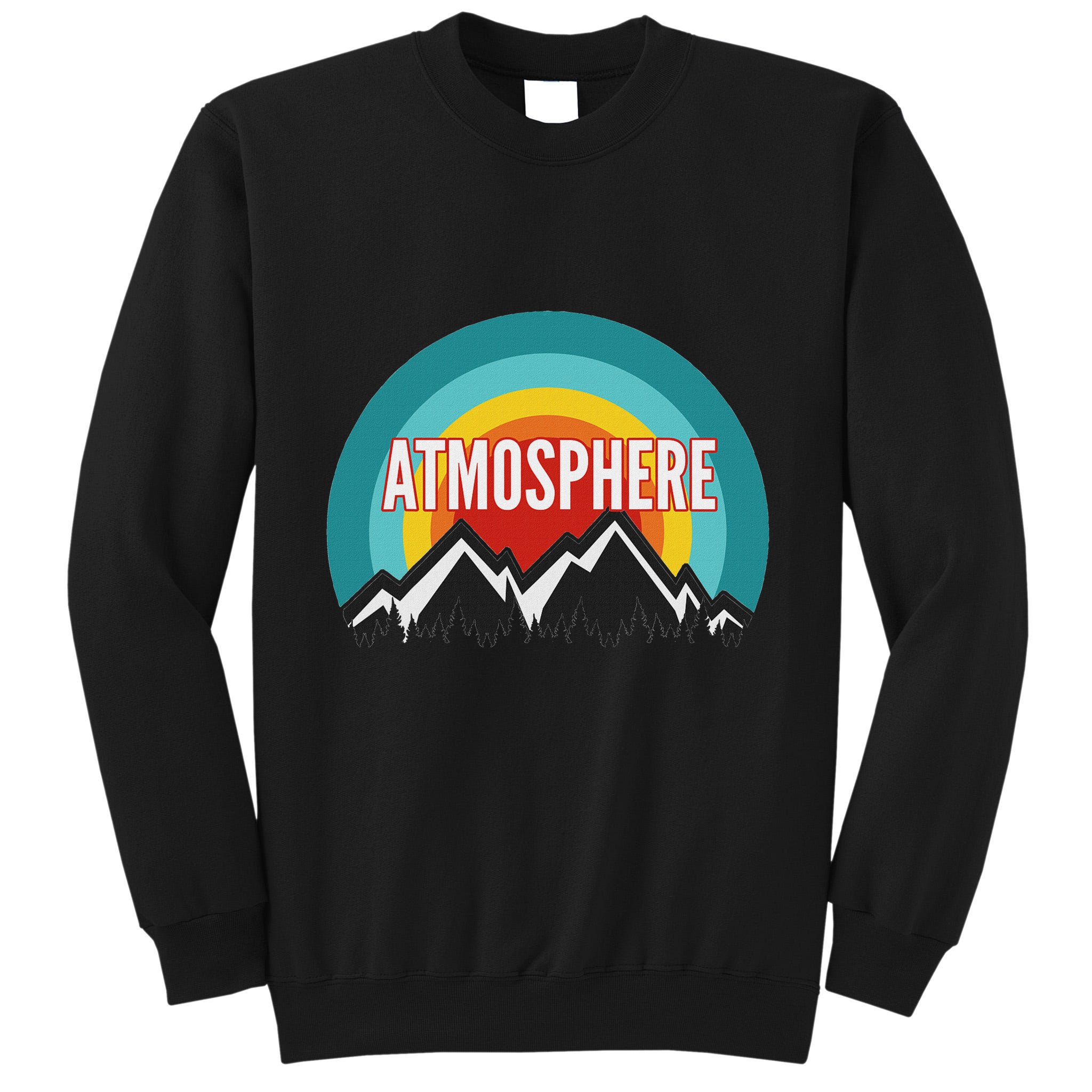 Atmosphere Vintage Retro Sunset Design Tall Sweatshirt